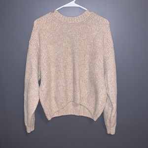 Beige Bulky Sweater